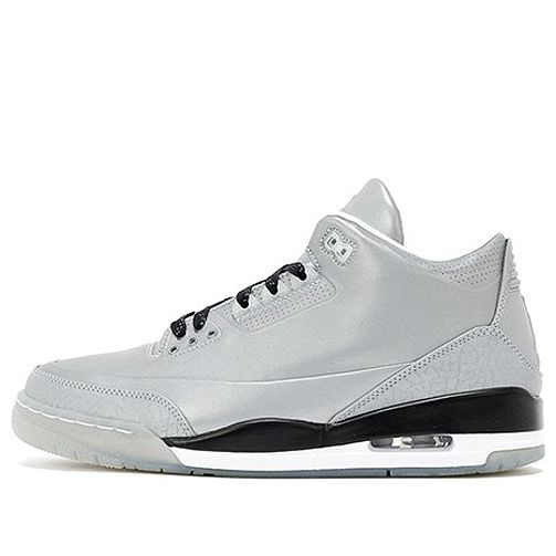 Air Jordan 3 5Lab3 'Reflective Silver'  631603-003 Signature Shoe