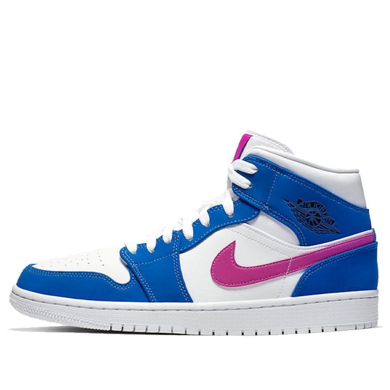 Air Jordan 1 Mid 'Royal Violet'  554724-451 Epoch-Defining Shoes