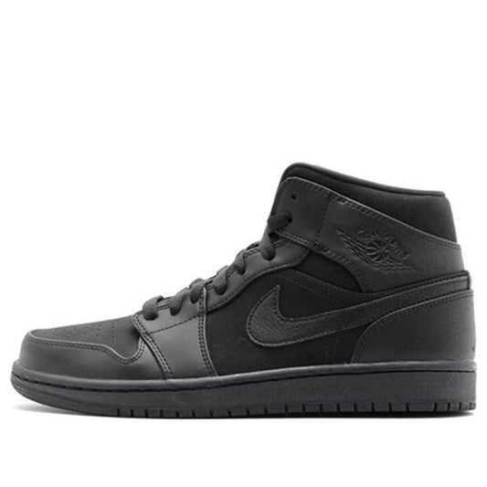 Air Jordan 1 Mid 'Triple Black'  554724-011 Epoch-Defining Shoes