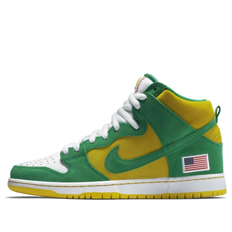 Nike Dunk High Pro SB 'Oakland Athletics'  305050-337 Signature Shoe