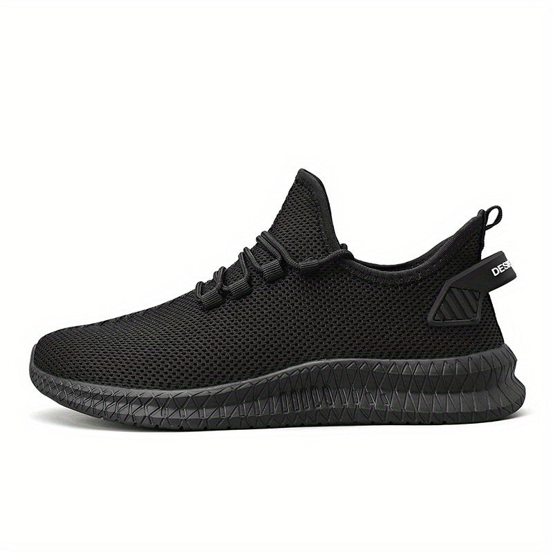 Weave Knit Casual Shoes, Lightweight Comfy Sneaker