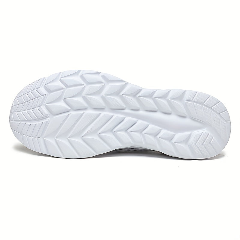 Slip-on Mesh Sneakers, Comfy Breathable Walking Shoes